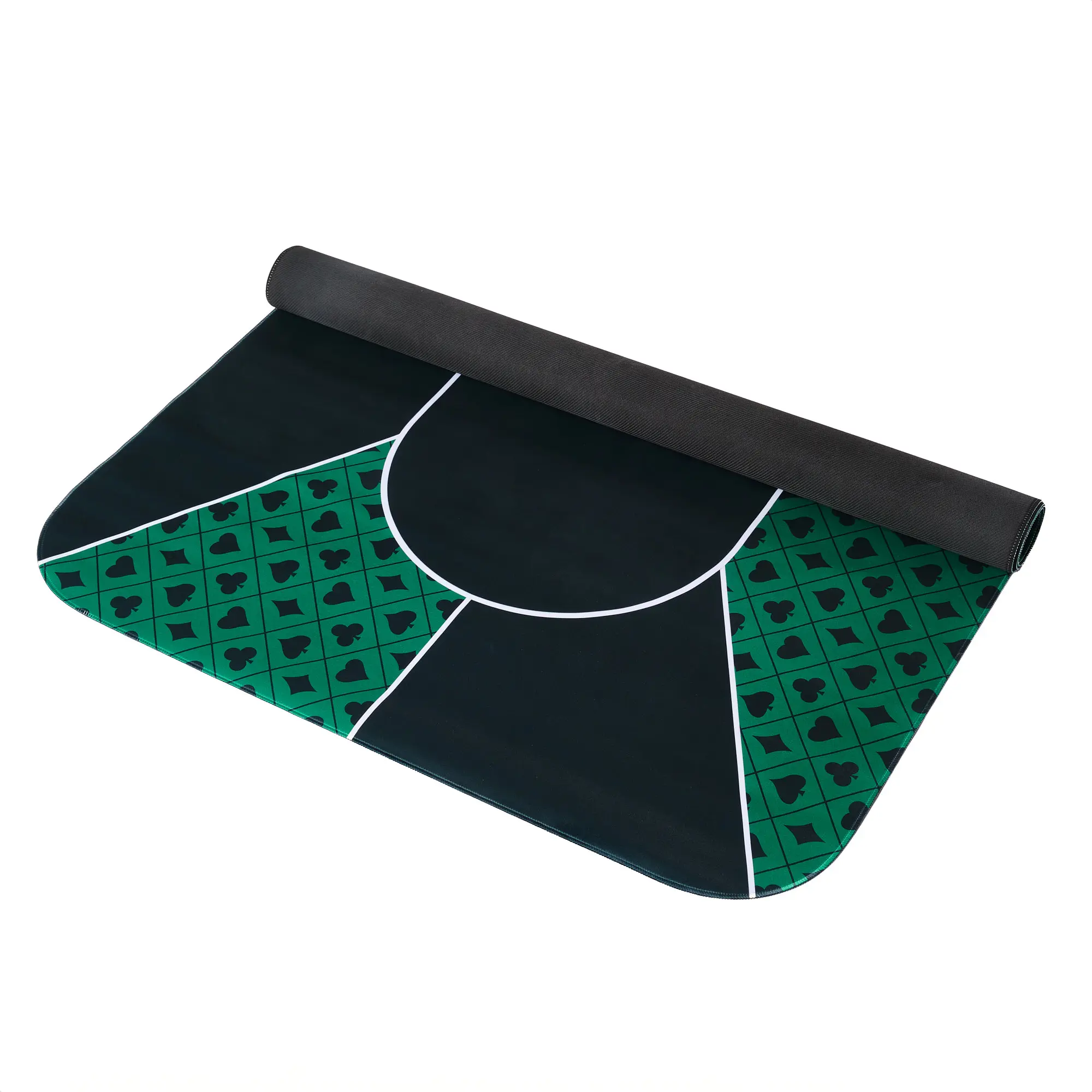 Kokkurullitav lauakate värviline roheline