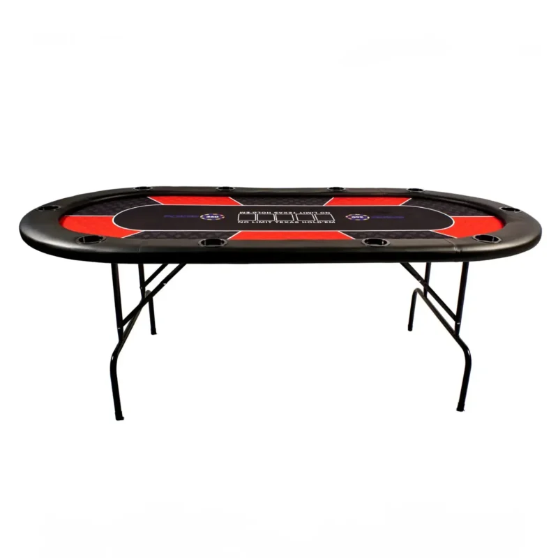 Pokkerilaud "Cardroom" punane/must