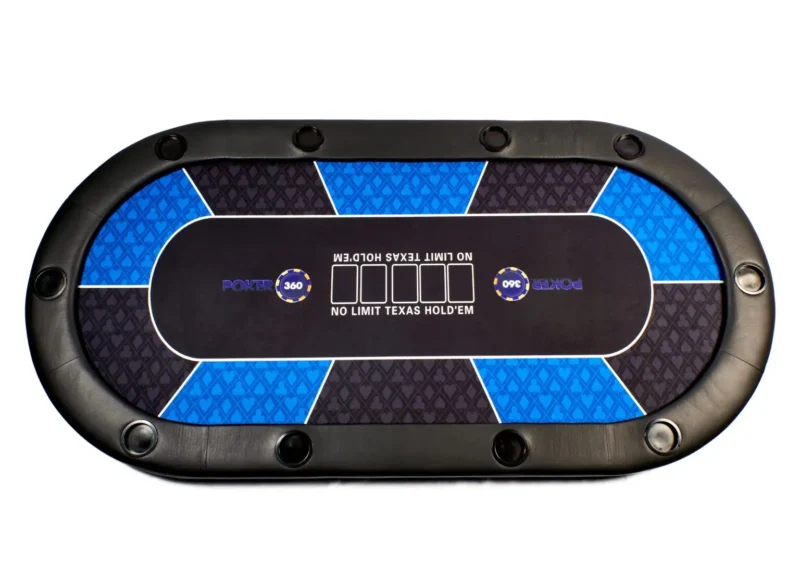 Pokkerilaud "Cardroom" sinine/must - Image 3