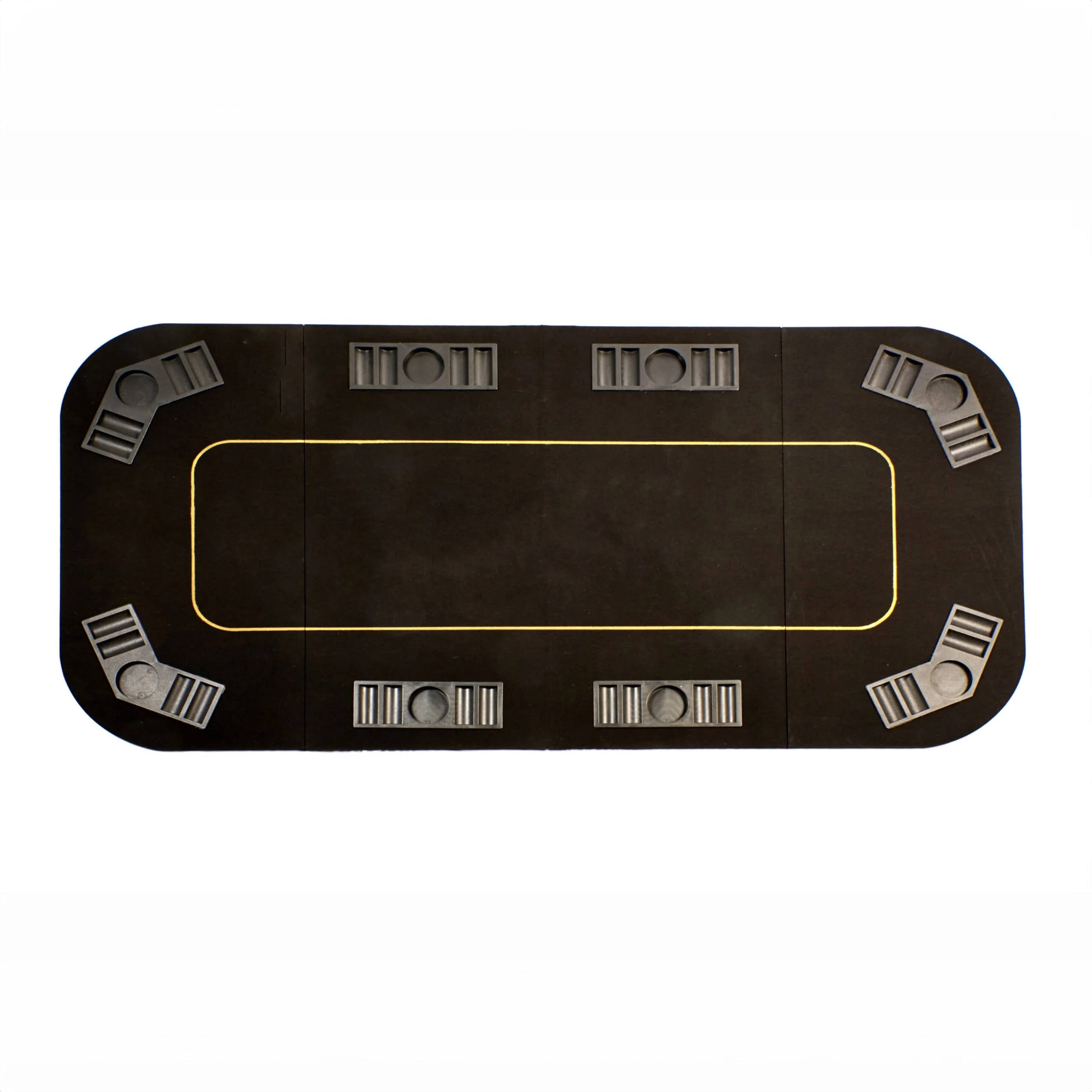 Volditav pokkeri lauakate must